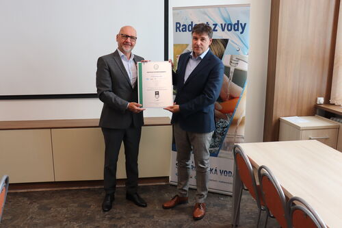 Předání certifikátu