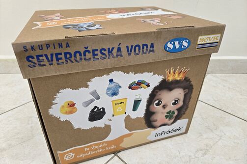 Děti se učí třídit odpad