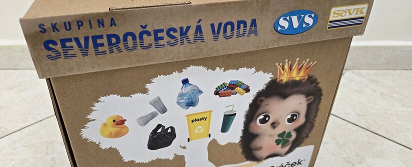 Děti se učí třídit odpad